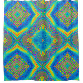 Cortina De Ducha Resumen único colorido