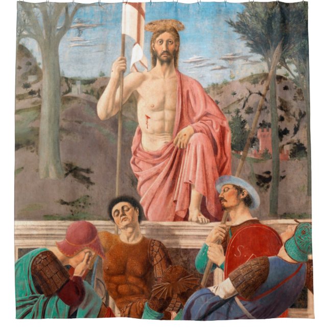 Cortina De Ducha Resurrection Of Christ By Piero della Francesca (Anverso)