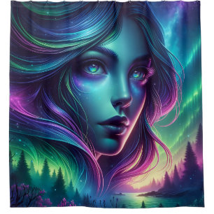 Cortina De Ducha "Retiro de Aurora de Sirena"