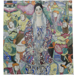Cortina De Ducha Retrato de Friederike Maria Beer por Gustav Klimt 