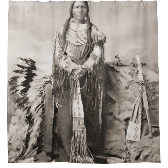 Cortina De Ducha Retrato loco de caballo (Anverso)