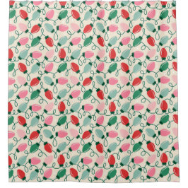 Cortina De Ducha Retro Glow Lights