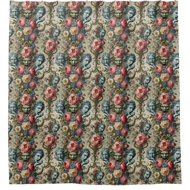 Cortina De Ducha Rhapsody Road - Barroco gótico (Anverso)