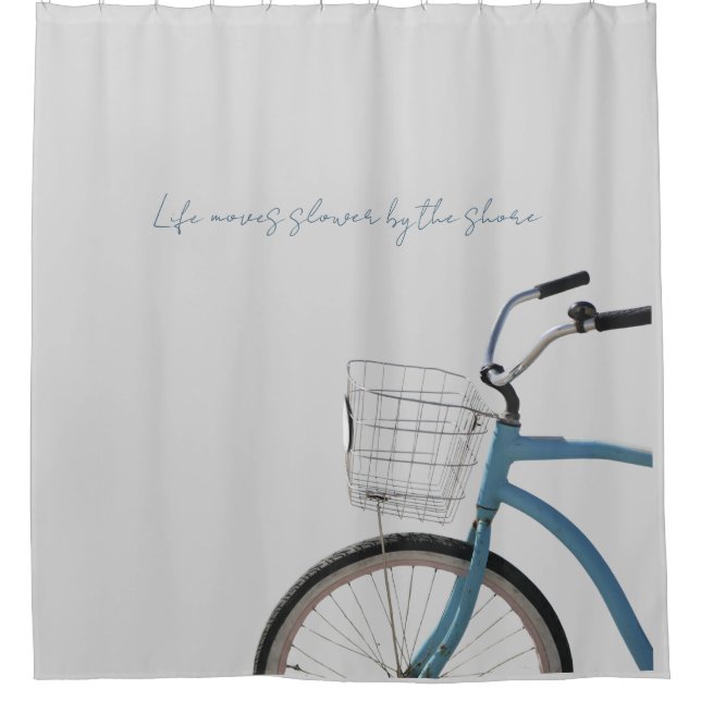 Cortina De Ducha Rhode Island Coastal Cruiser Bike Shower Curtain (Anverso)