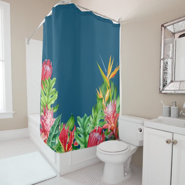 CORTINA DE DUCHA RIDEAU SALLE DE BAIN TROPICAL (In situ)