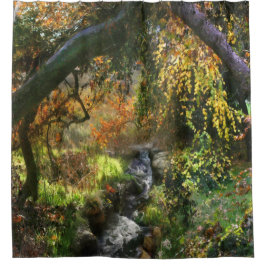 CORTINA DE DUCHA RÍO MEDIO DE BOSQUE PEQUEÑO