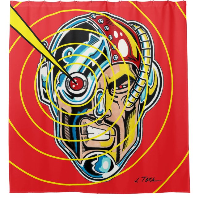 Cortina De Ducha RoboStud™ (Anverso)