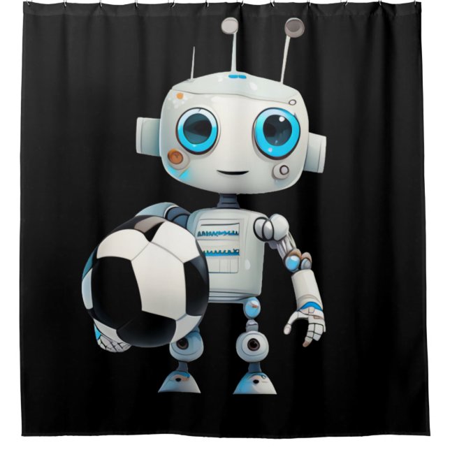 Cortina De Ducha Robot Soccer (Anverso)