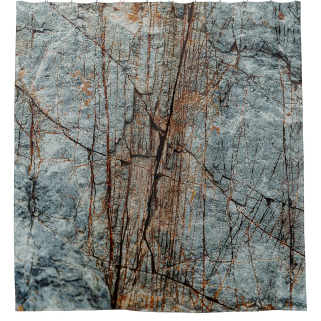 Cortina De Ducha Roca azul (Anverso)