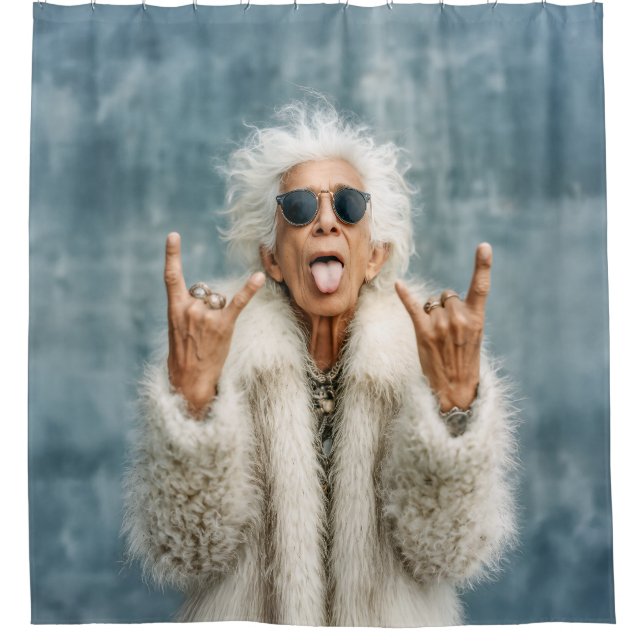 Cortina De Ducha Rock On-Style (Anverso)