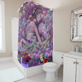 Cortina De Ducha Romance - Bath Bubbles Resumen