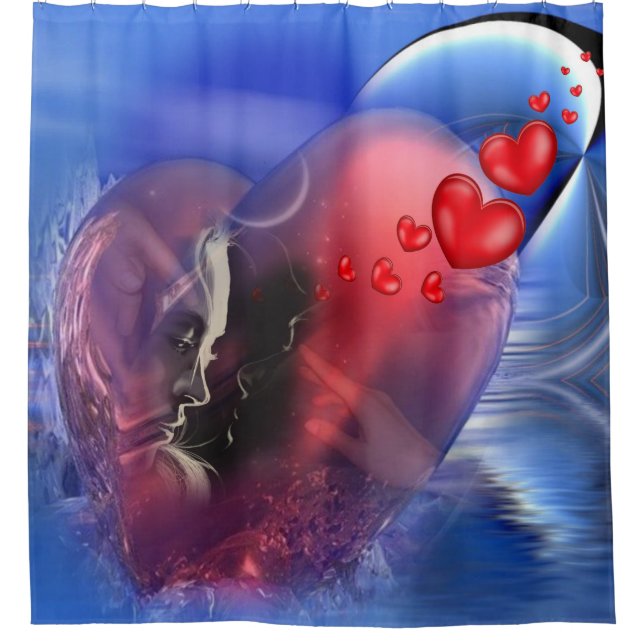 Cortina De Ducha Romance Decor (Anverso)