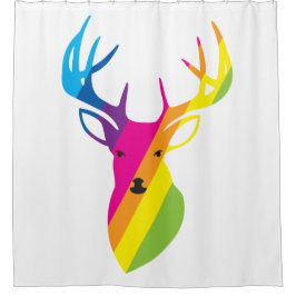 Cortina De Ducha Ropa arcoiris