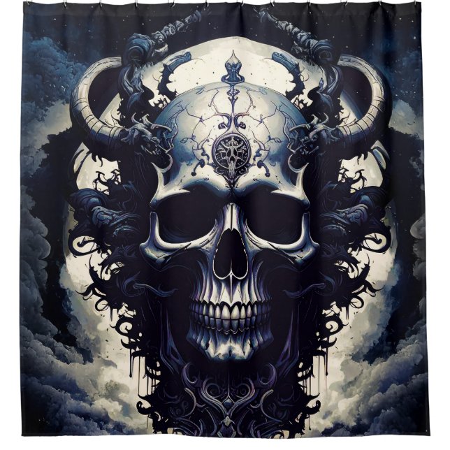 Cortina De Ducha Rorschach abstract 001 (Anverso)