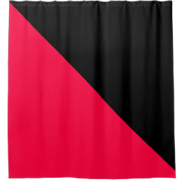 Cortina De Ducha Rosa Americana y Colores Negros