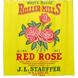 CORTINA DE DUCHA ROSA ROJA