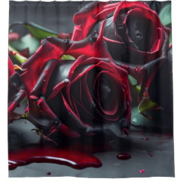 Cortina De Ducha Rosas góticos