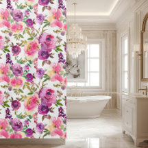 Rosas Purpura Rosadas Floral Femenino Moderno
