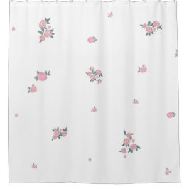 Cortina De Ducha Rosas rosadas lindas