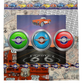 Cortina de ducha Route 66