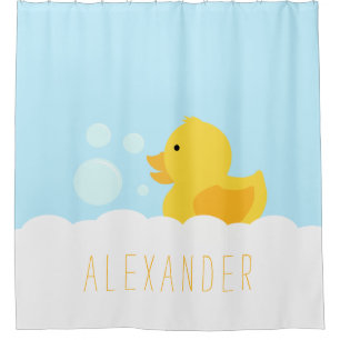 Cortina De Ducha Rubber Ducky Amarillo