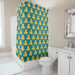 Cortina De Ducha Rubberpato amarillo
