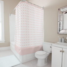 Rubor Pastel de polka blanco rosa claro