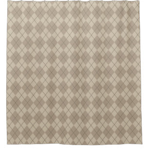 Cortina de ducha rustica de Tan Argyle