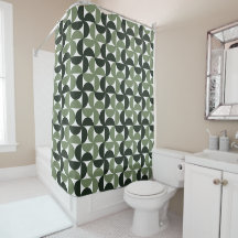 Sage Green Mid Century Patrón moderno