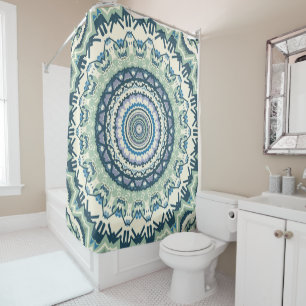Cortina De Ducha Sage Lavender Mandala