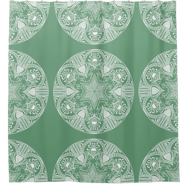 Cortina De Ducha Sage Mandala (Anverso)