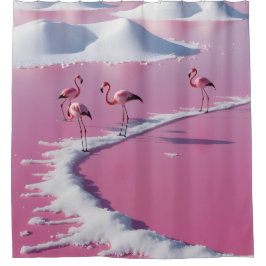 Cortina De Ducha Salinas rosadas en bonaire