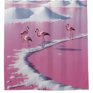 Cortina De Ducha Salinas rosadas en bonaire