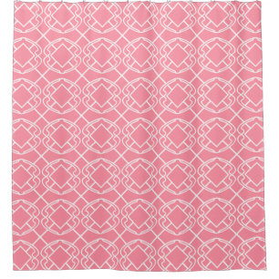 Cortina De Ducha Salmon Diamond Cello trellis