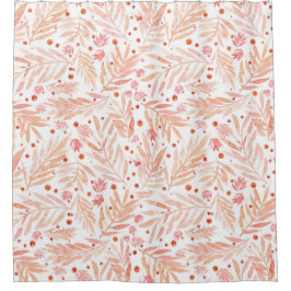 Cortina De Ducha Salmon Foliage