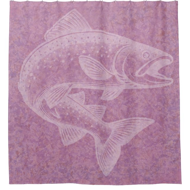 Cortina De Ducha Salmon Rising (Anverso)