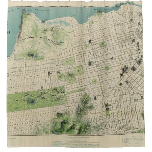 Cortina De Ducha San Francisco (Anverso)