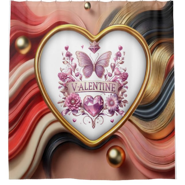 Cortina De Ducha San Valentín (Anverso)