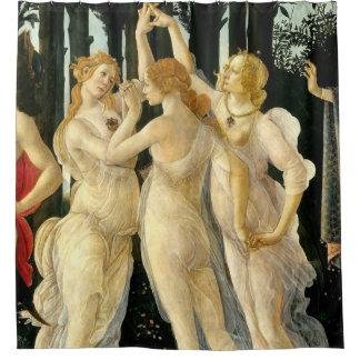 Cortina De Ducha Sandro Botticelli "Primavera - Las Tres Gracias" 