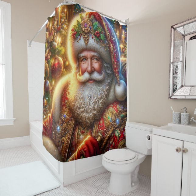 Cortina de ducha Santa Claus (In situ)