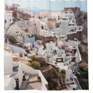 CORTINA DE DUCHA SANTORINI GRECIA