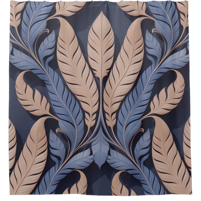 Cortina De Ducha Saraswati Feather Relief (Anverso)