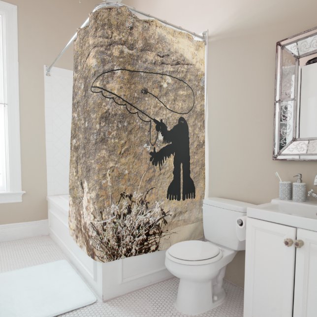 Cortina De Ducha Sasquatch (In situ)