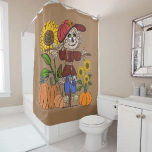 Cortina De Ducha Scarecrow Super Cute