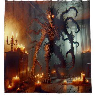 Cortina De Ducha Scary Monster