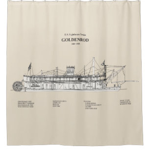 Cortina De Ducha SCG Lighthouse Tender Goldenrod - SBD