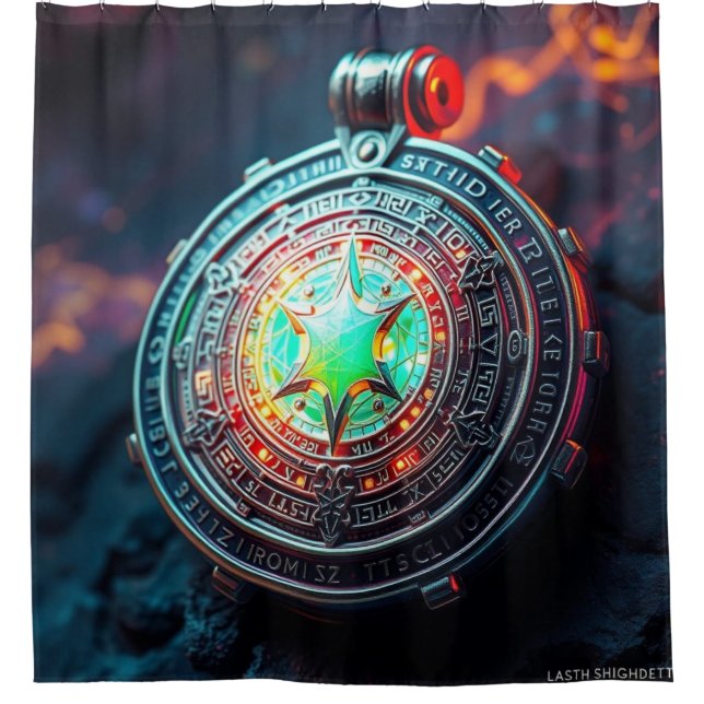 Cortina De Ducha „Schutz-Amulett – Dein stiller Begleiter“ (Anverso)