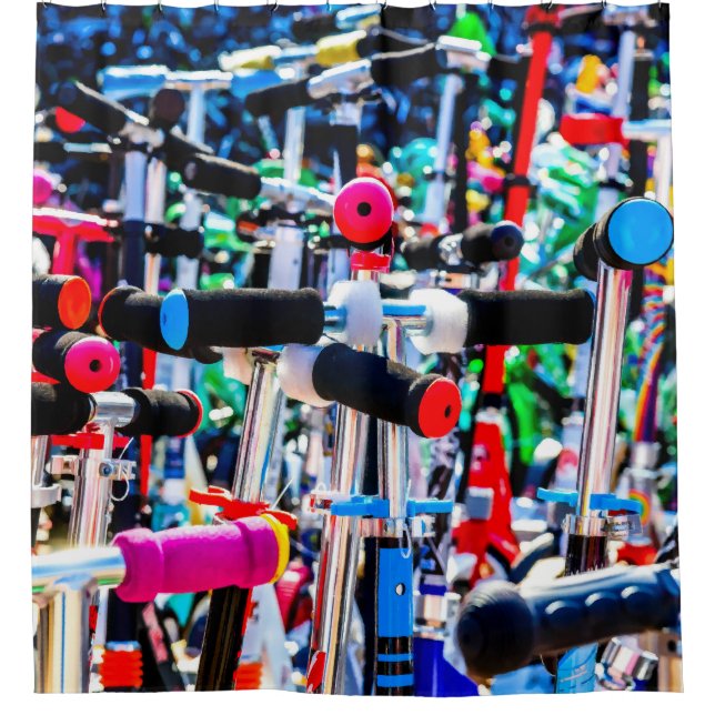 Cortina De Ducha Scooter Paradise (Anverso)