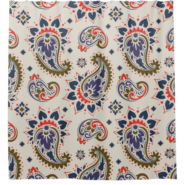 Cortina De Ducha Seamless paisley pattern (Anverso)