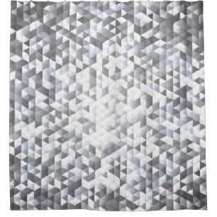 Cortina De Ducha Secuencias de plata: fondo de mosaico brillante